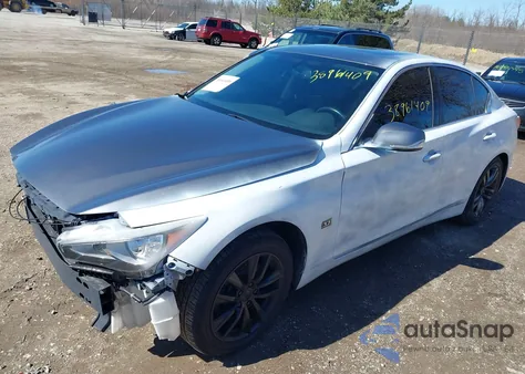 2015 Infiniti Q50 Premium из США, поврежденный, VIN JN1BV7AR4FM391965